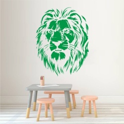 Sticker De Perete Leu Stilizat - Img 3