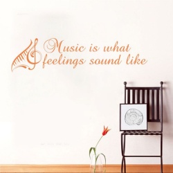Sticker De Perete Music Is What Feelings Sound Like - Img 3