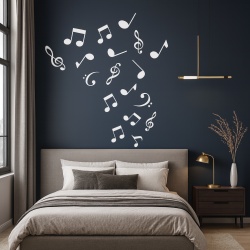Sticker de Perete Musical Notes Music - Img 1