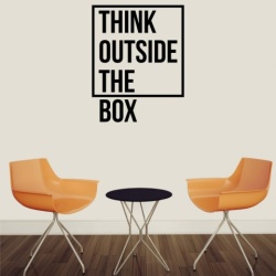 Sticker De Perete Think Outside The Box - Img 4