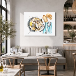 Tablou Bucatarie - Specialitati Cu Scoici