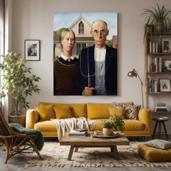Tablou Canvas "American Gothic"