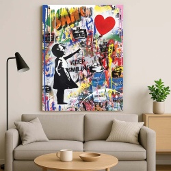Tablou Canvas - Banksy Urban Art - Img 3