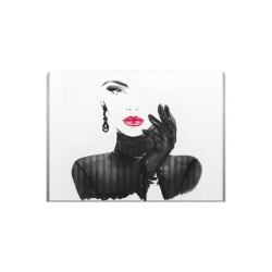 Tablou Canvas Dark Lady - Img 2