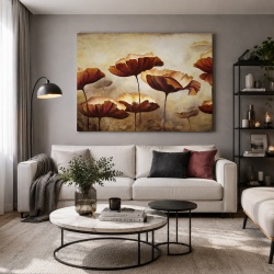 Tablou Canvas Flori Delicate In Culori De Toamna