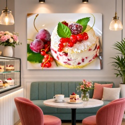 Tablou Canvas Fruits On A Cake