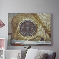 Tablou Canvas Golden Car