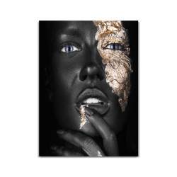Tablou Canvas Golden Patches 1 - Img 3