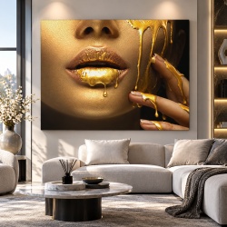 Tablou Canvas Golden Temptation