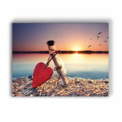 Tablou Canvas Love Message In A Bottle - Img 3