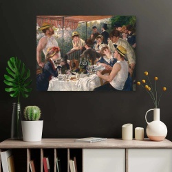 Tablou Canvas "Luncheon of the Boating Party" - Dejunul canotierilor - Img 2