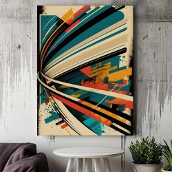 Tablou Canvas Modern Abstract - 3D Dynamic painting - Img 3