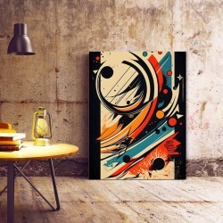 Tablou Canvas Modern Abstract - Abstract cartoon layout - Img 2