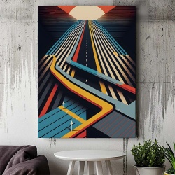 Tablou Canvas Modern Abstract - Abstract Highway