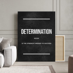 Tablou Canvas Motivational - Determination (definition) - Img 4