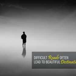 Tablou Canvas Motivational - Difficult Roads - Img 4