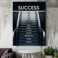 Tablou Canvas Motivational - Success (escalator) - Img 2