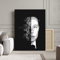 Tablou Canvas Motivational - Take risks (Elon Musk)