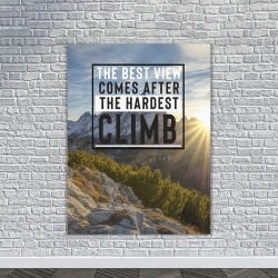 Tablou Canvas Motivational - The best view - Img 4
