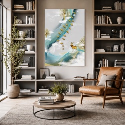 Tablou Canvas Stoluri Aurii