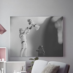 Tablou Canvas Stormtroopers And Darth Vader