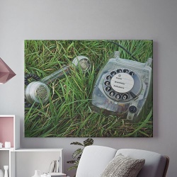 Tablou Canvas Telefon Cu Disc