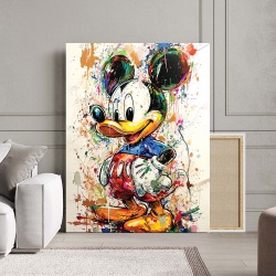 Tablou Canvas - Urban Art Mickey Portrait - Img 2