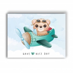 Tablou Copii - Have A Nice Day Teddy - Img 3
