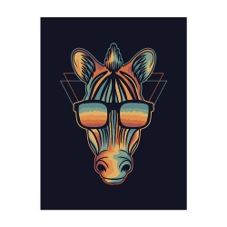 Tablou Modern art zebra - Img 2