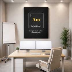 Tablou Motivational - Ambition (element)