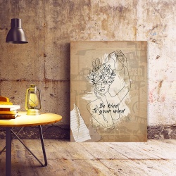 Tablou Motivational - Be kind to your mind - Img 2