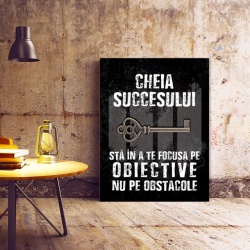 Tablou Motivational - Cheia Succesului (Old Grunge) - Img 3