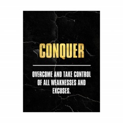 Tablou Motivational - Conquer - Img 3