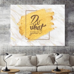 Tablou Motivational - Do What You Love (Gold) - Img 3
