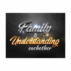 Tablou Motivational - Family is understanding - Img 3