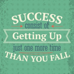Tablou Motivational - Getting Up For Success - Img 3