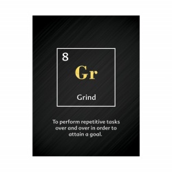 Tablou Motivational - Grind (element) - Img 3