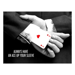 Tablou Motivational - Have An Ace Up Your Sleeve - Img 3