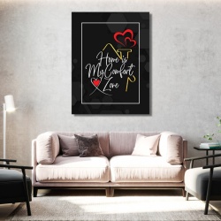 Tablou Motivational - Home is my comfort zone - Img 3