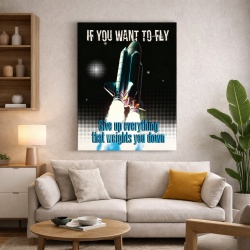 Tablou Motivational - If you want to fly