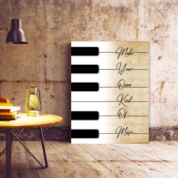 Tablou Motivational - Make your own kind of music - Img 2