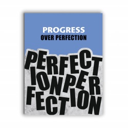 Tablou Motivational - Progress Over Perfection - Img 3
