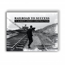 Tablou Motivational - Railroad To Success - Img 4