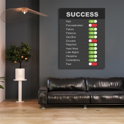 Tablou Motivational - Success on - off - Img 4