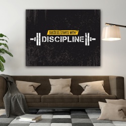 Tablou Motivational - Success starts with discipline - Img 3