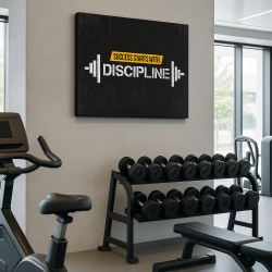 Tablou Motivational - Success starts with discipline