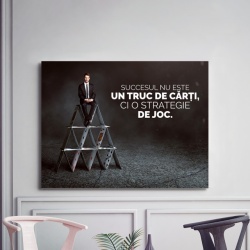 Tablou Motivational - Succesul Nu Este Un Truc De Carti - Img 2