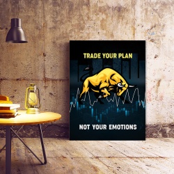 Tablou Motivational - Trade your plan - Img 3