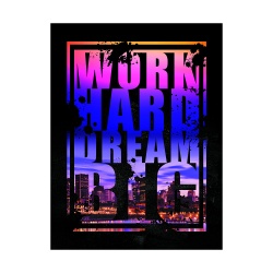 Tablou Motivational - Work hard dream big (big text) - Img 4