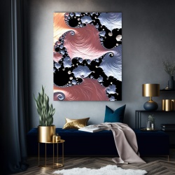 Tablou Pink and blue fractals